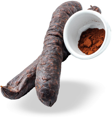 Csípős szarvas kolbász (száraz) kb. 230 g